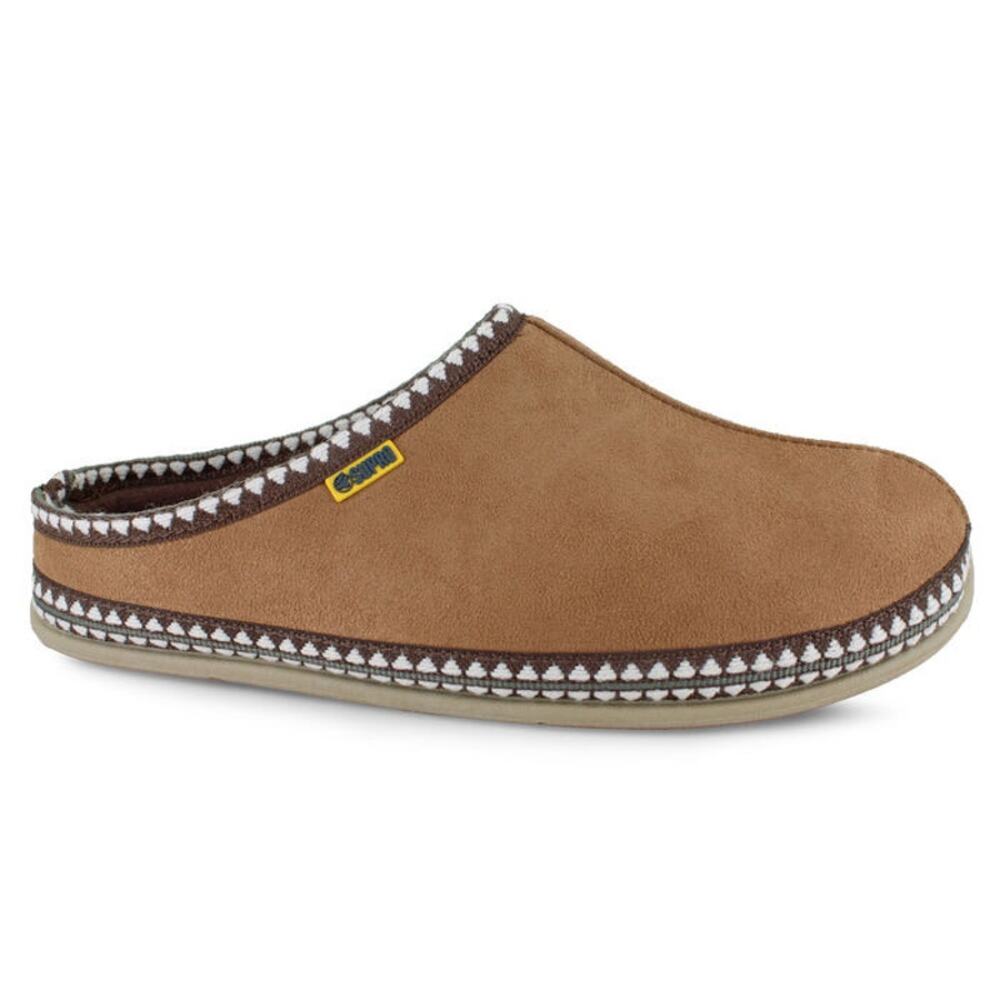 NEW! Deer Stags Wherever Men's Suede Clog Indoor Outdoor Slippers Chestnut US 7W